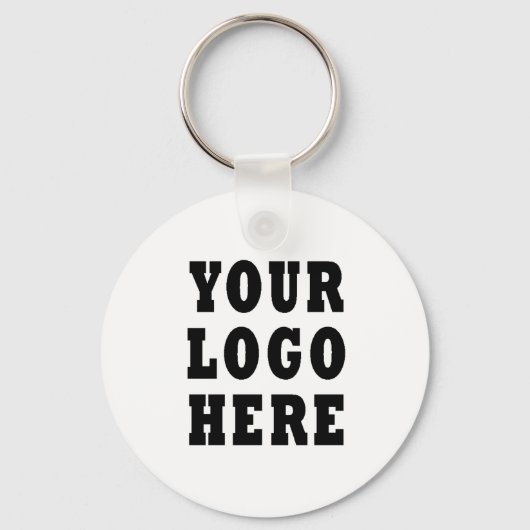 Aangepast Bedrijf Bedrijf Logo 2 Side Sleutelhange Sleutelhanger (Voorkant)