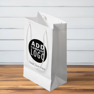 Aangepast bedrijf Een Logo toevoegen Klein Cadeauzakje