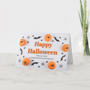 Aangepast Bedrijf Fijne Halloween Cute Feestdagen Kaart