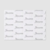 Aangepast bedrijf hier Uw Logo Tissuepapier (Voorkant)