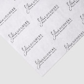 Aangepast bedrijf hier Uw Logo Tissuepapier (Detail)