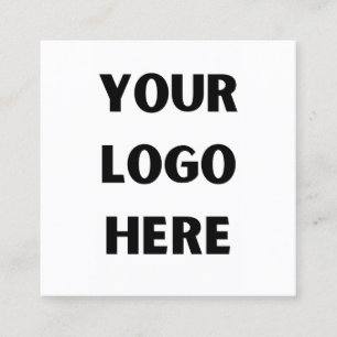 Aangepast bedrijf Logo Business Medewerker Persone Vierkante Visitekaartje