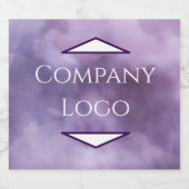 Aangepast bedrijf Logo Champagne Label Sparkling Wijnetiket (Enkel label)