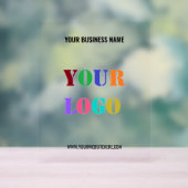 Aangepast bedrijf Logo en tekst Acryl teken Acryl Bord (Neutraal)