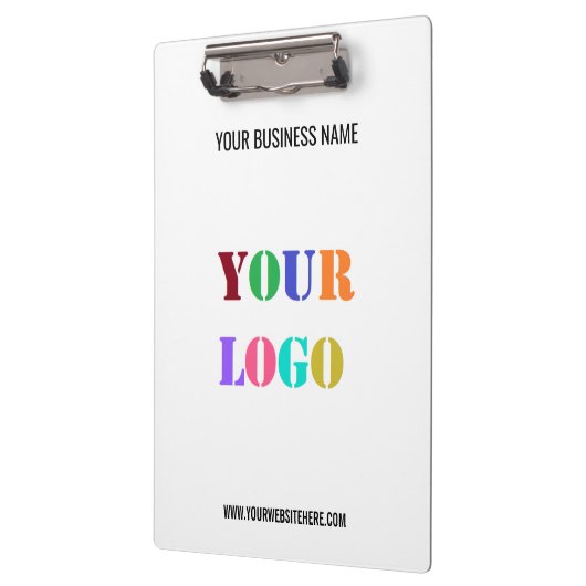 Aangepast Bedrijf Logo en Tekst Bedrijfs Klembord (Links)