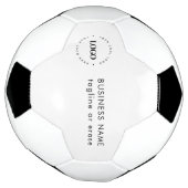 Aangepast bedrijf Logo op maat Voetbal (Gedraaid)