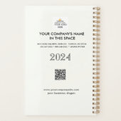Aangepast bedrijf Logo QR Code Planner Kalender (Achterkant)