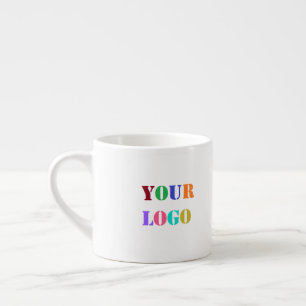 Aangepast bedrijf Logo Uw bedrijf Espresso Cup Kop