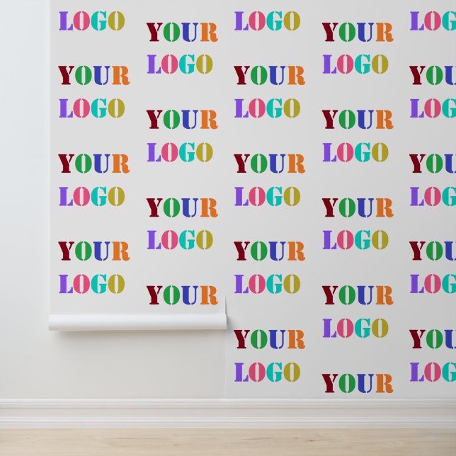 Aangepast bedrijf Logo Uw eigen ontwerpbedrijf Behang (Applicatie)