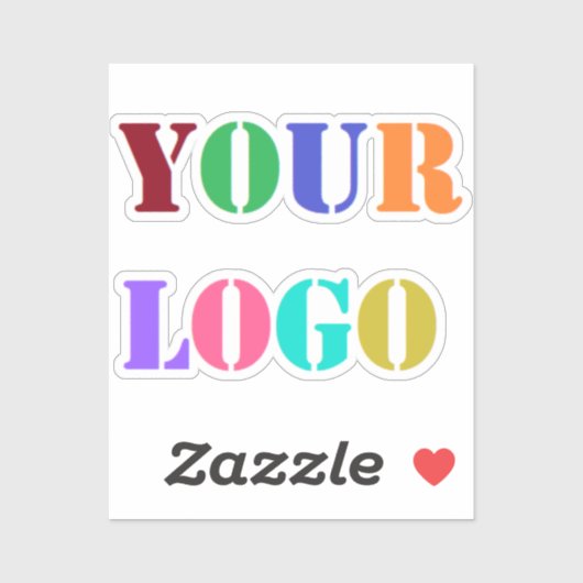 Aangepast bedrijf Logo Uw zakelijke Sticker (Vel)