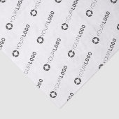 Aangepast bedrijf logo, wit merk tissuepapier (Detail)