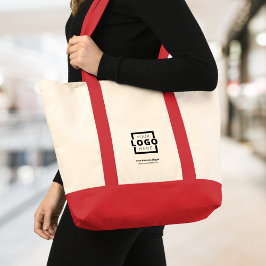 Aangepast bedrijf met Logo-merk Promotion Red Tote Bag