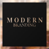 aangepast bedrijf modern adverteren voetstuk raamsticker (Vel 2)