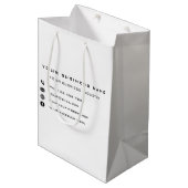 Aangepast bedrijf - Speciale speciale cadeautas (Voorkant Gekanteld)