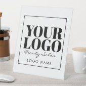 aangepast bedrijfs logo adverteren voetstuk reclamebord met voetstuk (Insitu)