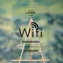 Aangepast Bedrijfs WiFi-Bord met Uw Logo