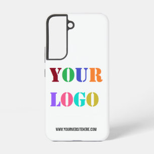 Aangepast bedrijfslogo en tekst uw bedrijf samsung galaxy hoesje