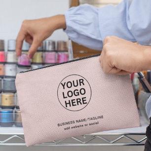 Aangepast bedrijfslogo l Promotionele Blush Roze Etui