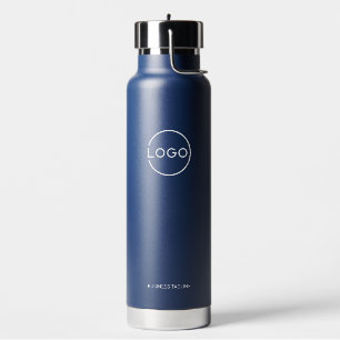 Aangepast bedrijfslogo met aangepaste tekst waterfles