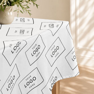 Aangepast bedrijfslogo moderne bedrijfs promotie tafelkleed