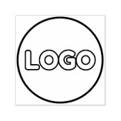Aangepast bedrijfslogo Personaliseer werk Zelfinktende Stempel (Design)