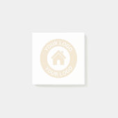 Aangepast bedrijfslogo post-it® notes (Voorkant)