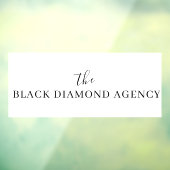 Aangepast bedrijfslogo | Professionele onderneming Raamsticker (Vel 3)