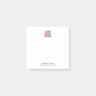 Aangepast bedrijfslogo, promotie van het bedrijf o post-it® notes