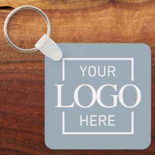Aangepast bedrijfslogo & QR-code promotioneel spul Sleutelhanger