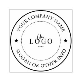 Aangepast bedrijfslogo 	rubberstempel