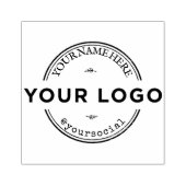 Aangepast bedrijfslogo 	rubberstempel (Afrduk)