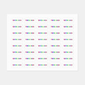 Aangepast bedrijfslogo Zakelijke labels voorbeeld (Vel)