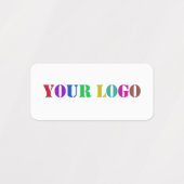 Aangepast bedrijfslogo Zakelijke labels voorbeeld (Design 1)