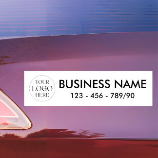 Aangepast bedrijfslogo Zakelijke promotie Modern Bumpersticker