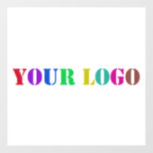 Aangepast Bedrijfslogo Zakelijke Ruitensticker Raamsticker (Vel)