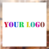 Aangepast Bedrijfslogo Zakelijke Ruitensticker Raamsticker (Vel 2)