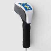 Aangepast bedrijfsmerk met Logo Golfheadcover (Schuin)