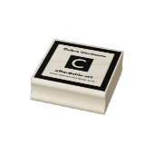 Aangepast bedrijfsmonogram 	rubberstempel (Stempel)