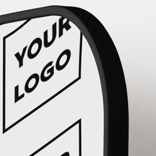 Aangepast bedrijfspatroon van Logo 2 op maat Pickleball Paddle (Links Detail)