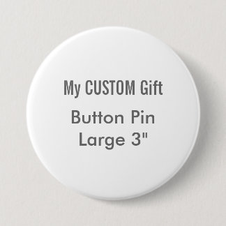 Aangepast, bedrukt 3-inch grote ronde Button badge
