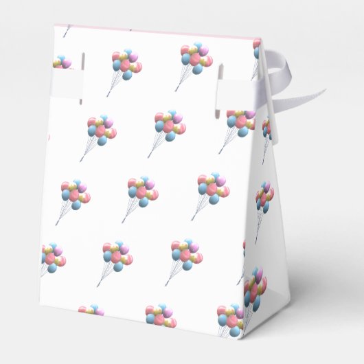 Aangepast Beer en ballonnen Bedankdoosjes (Achterkant)