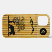 Aangepast Beer Silhouette Apple iPhone 12 Robuust  Case-Mate iPhone Case (Achterkant (horizontaal))