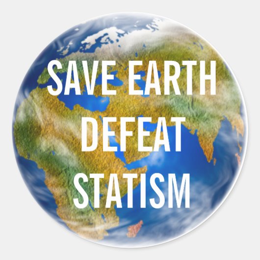 Aangepast bericht aan de World Sticker (Voorkant)