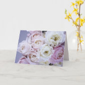 Aangepast bericht bloemstuk kaart (Gele Bloem)