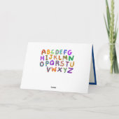 Aangepast bericht van Fun & Cute Alphabet ABCs Kaart (Achterkant)