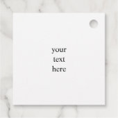 Aangepast bericht voor Amerikaanse vlag Bedankjes Labels (Achterkant)