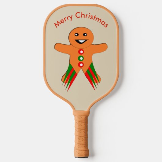 Aangepast bericht voor kerstfeestdagen pickleball paddle (Voorkant)