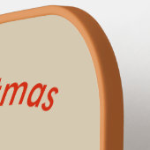 Aangepast bericht voor kerstfeestdagen pickleball paddle (Links Detail)