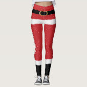 Aangepast bericht voor Kerstmis Leggings (Voorkant)