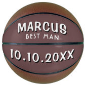Aangepast beste naam bruiloft datum keepslag basketbal (Voorkant)